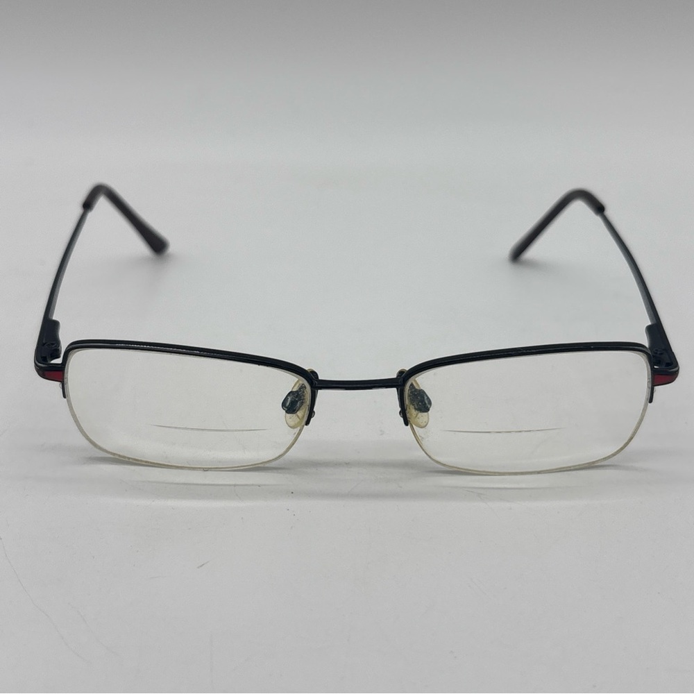ELLE Eyeglasses EL18592 Color BK 48-18-135mm Half-Rim FRAMES ONLY